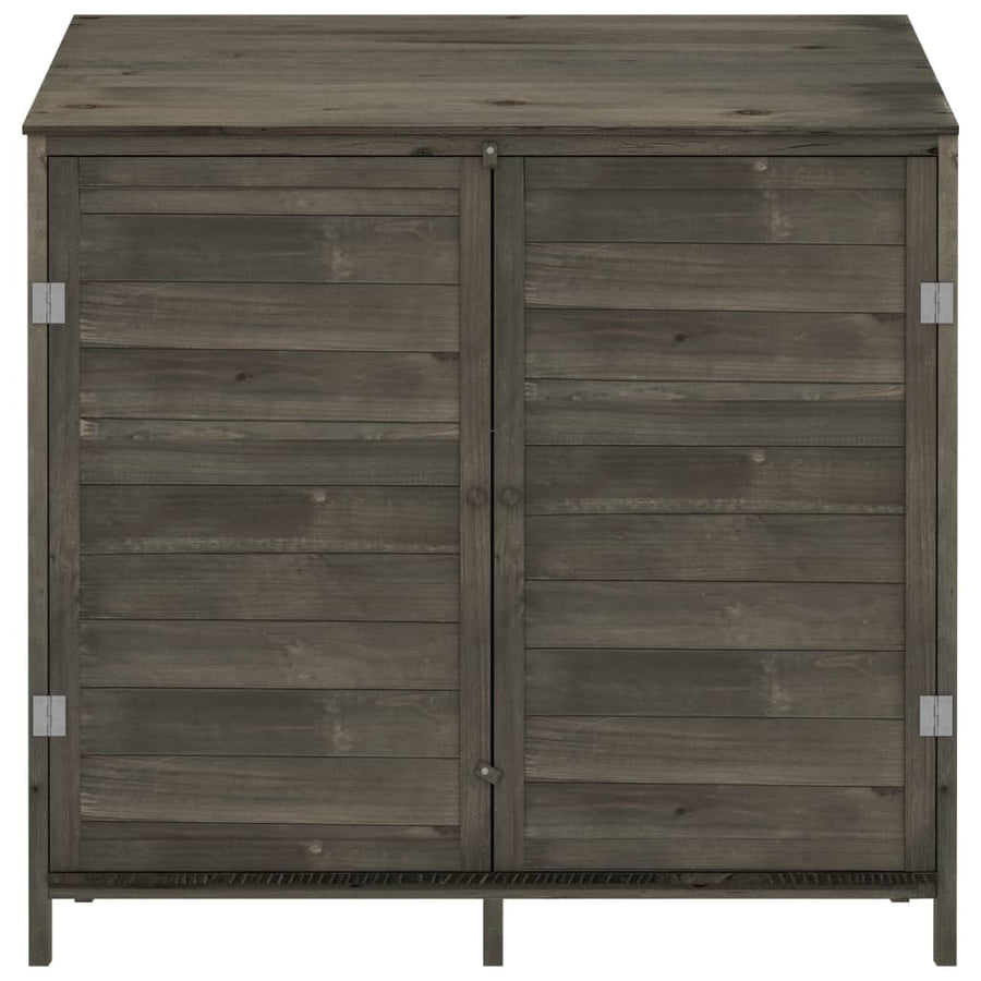 Tuinschuur Massief Vurenhout Kleurig 102 x 52 x 112 cm Antraciet