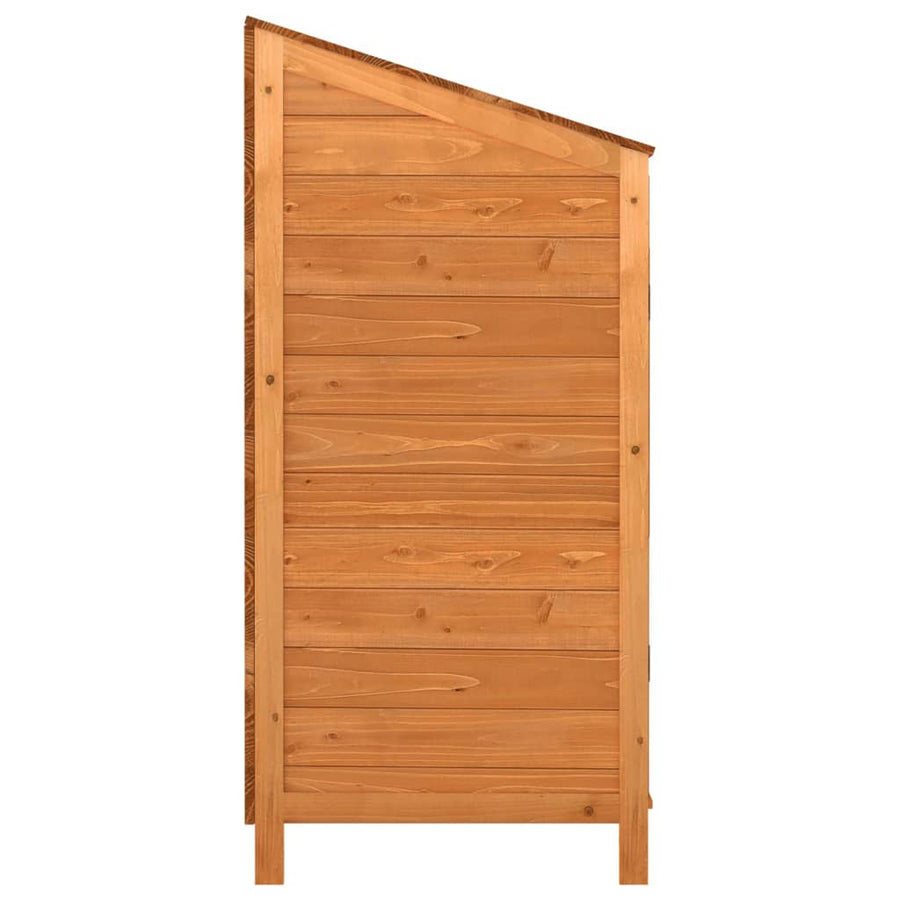 Tuinschuur Massief Vurenhout 102 x 52 x 112 cm Bruin