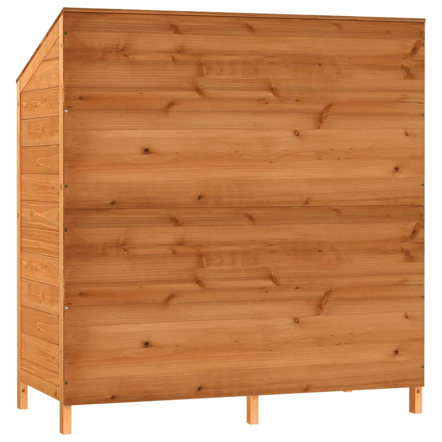 Tuinschuur Massief Vurenhout 102 x 52 x 112 cm Bruin