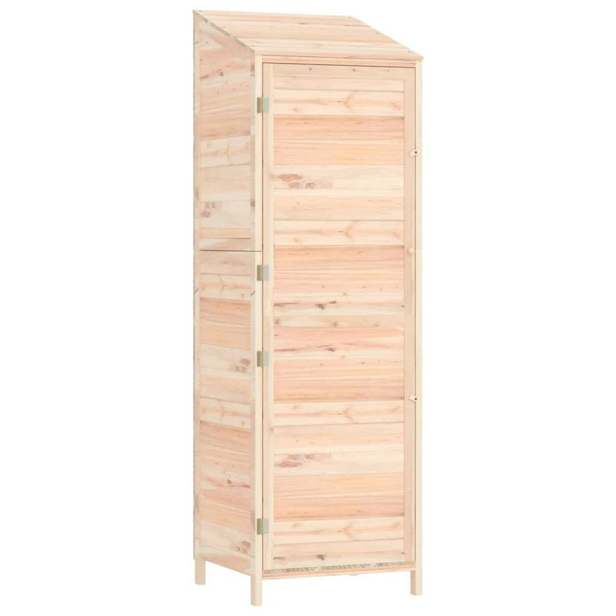 Tuinschuur 55X52X174,5 Cm Massief Vurenhout 55 x 52 x 174.5 cm Naturel