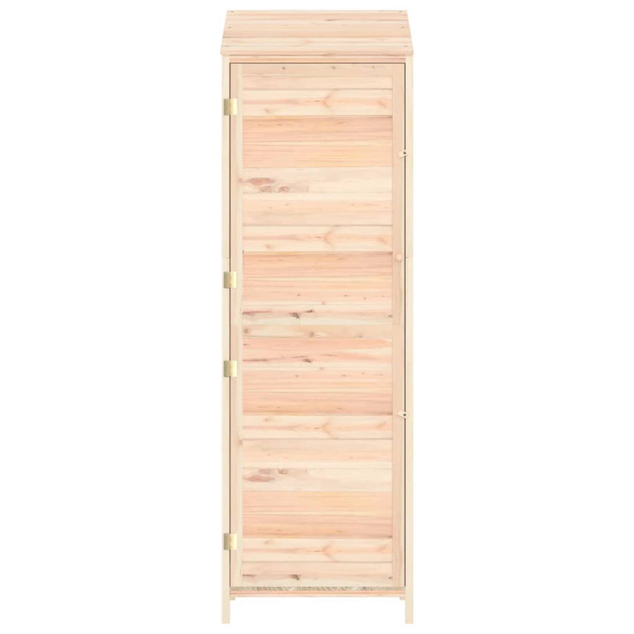 Tuinschuur 55X52X174,5 Cm Massief Vurenhout 55 x 52 x 174.5 cm Naturel