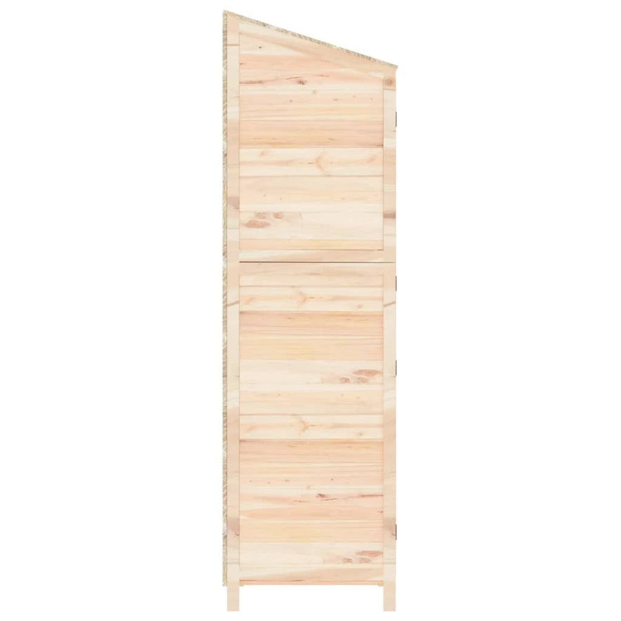 Tuinschuur 55X52X174,5 Cm Massief Vurenhout 55 x 52 x 174.5 cm Naturel