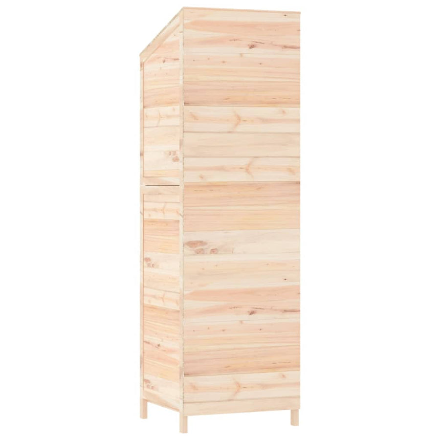 Tuinschuur 55X52X174,5 Cm Massief Vurenhout 55 x 52 x 174.5 cm Naturel