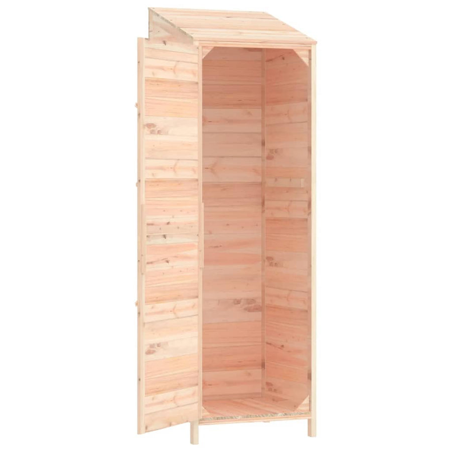 Tuinschuur 55X52X174,5 Cm Massief Vurenhout 55 x 52 x 174.5 cm Naturel
