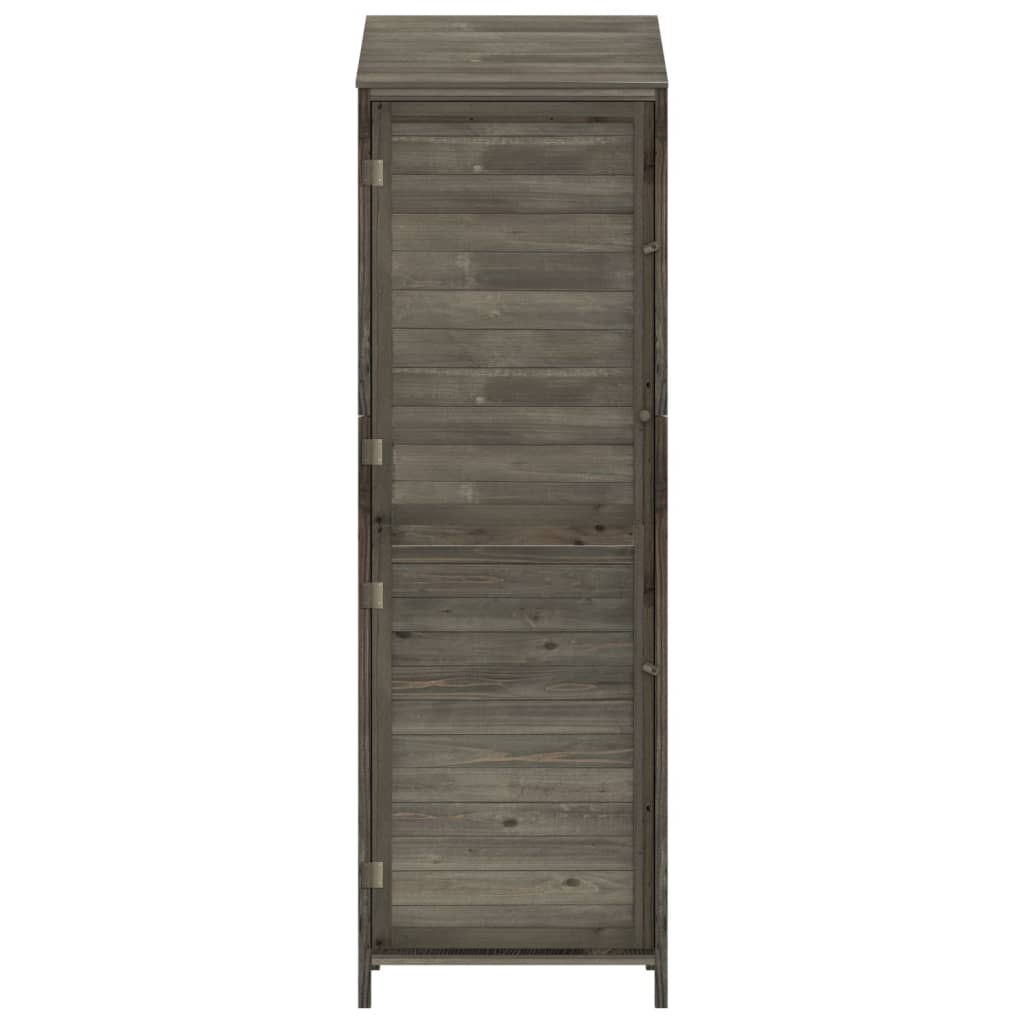 Tuinschuur 55X52X174,5 Cm Massief Vurenhout Kleurig 55 x 52 x 174.5 cm Antraciet