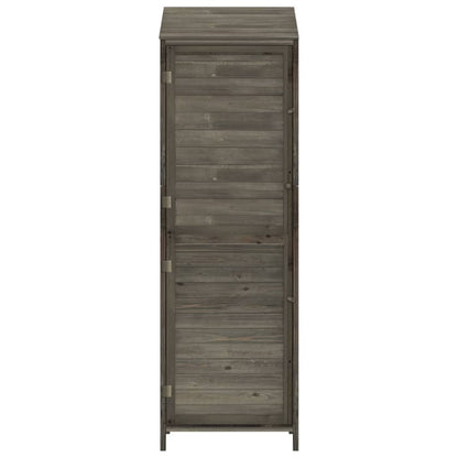 Tuinschuur 55X52X174,5 Cm Massief Vurenhout Kleurig 55 x 52 x 174.5 cm Antraciet