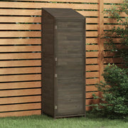 Tuinschuur 55x52x174,5 cm massief vurenhout antraciet