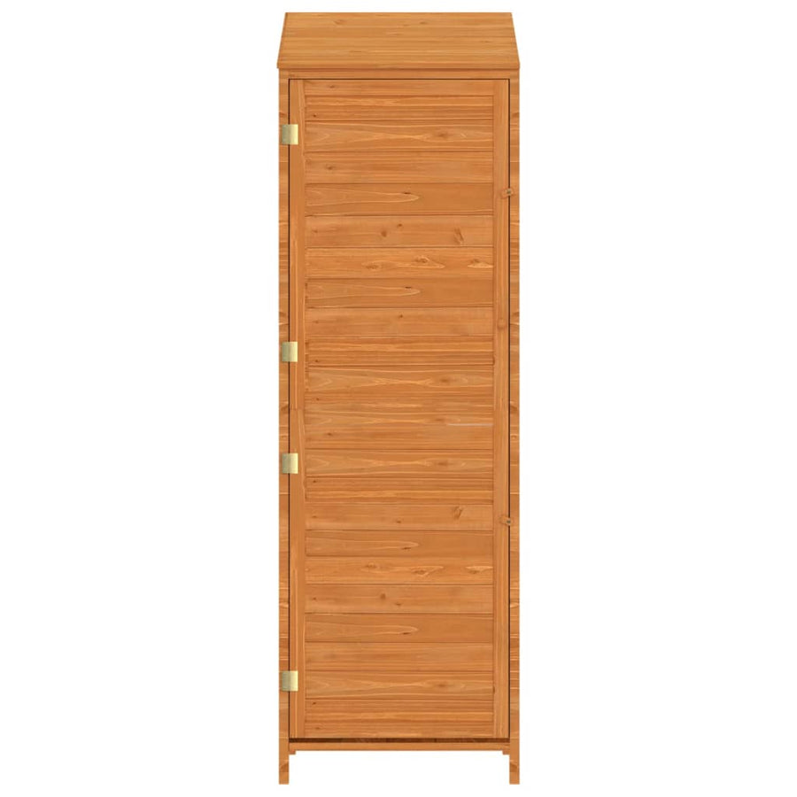 Tuinschuur 55X52X174,5 Cm Massief Vurenhout 55 x 52 x 174.5 cm Bruin