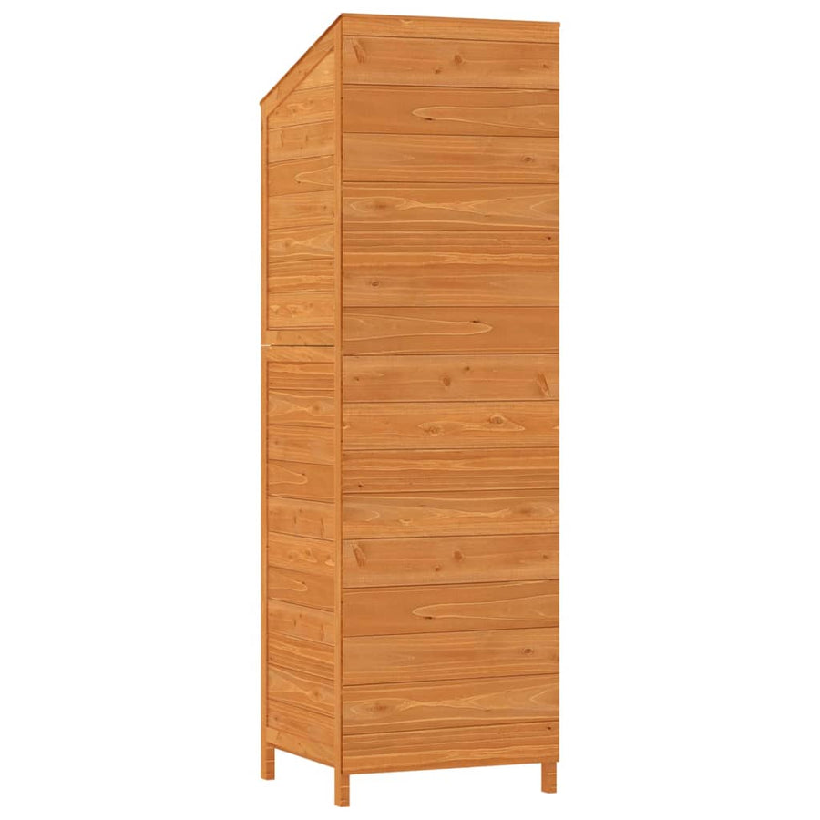 Tuinschuur 55X52X174,5 Cm Massief Vurenhout 55 x 52 x 174.5 cm Bruin