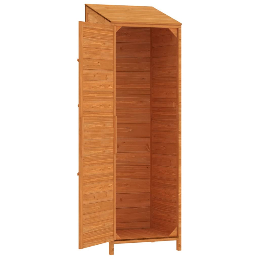 Tuinschuur 55X52X174,5 Cm Massief Vurenhout 55 x 52 x 174.5 cm Bruin