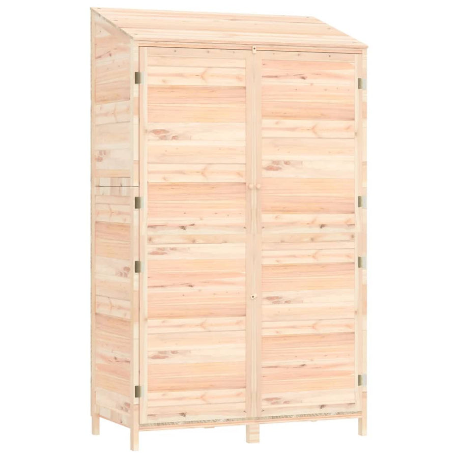 Tuinschuur 102X52X174,5 Cm Massief Vurenhout 102 x 52 x 174.5 cm Naturel