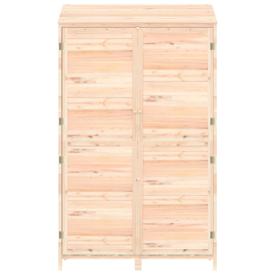 Tuinschuur 102X52X174,5 Cm Massief Vurenhout 102 x 52 x 174.5 cm Naturel