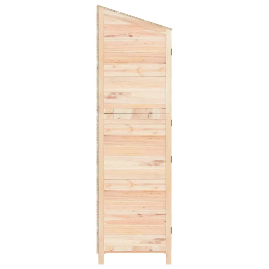 Tuinschuur 102X52X174,5 Cm Massief Vurenhout 102 x 52 x 174.5 cm Naturel