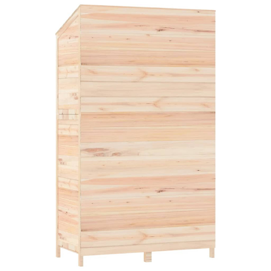 Tuinschuur 102X52X174,5 Cm Massief Vurenhout 102 x 52 x 174.5 cm Naturel