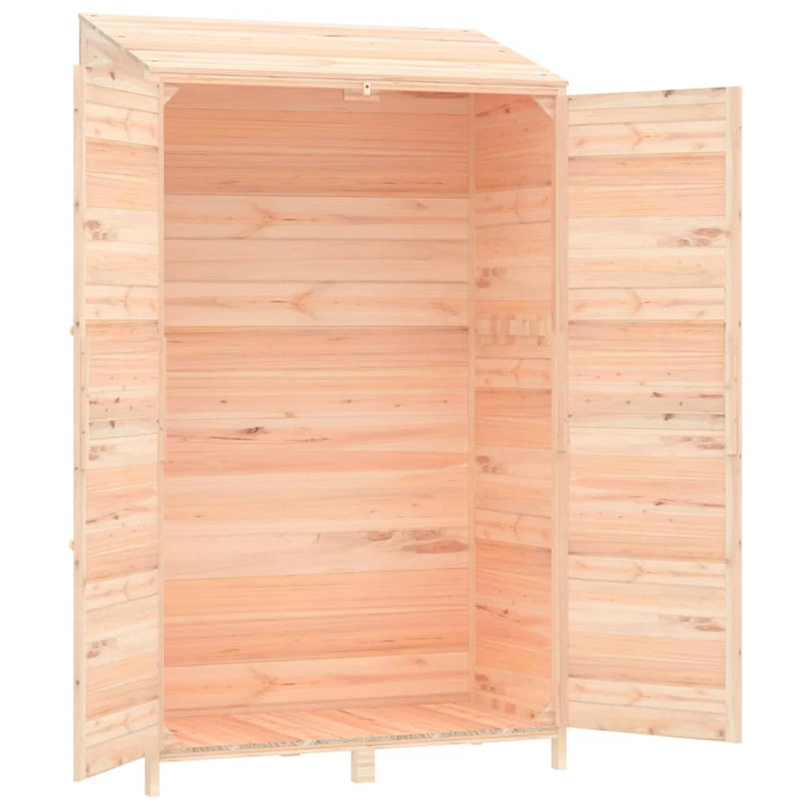 Tuinschuur 102X52X174,5 Cm Massief Vurenhout 102 x 52 x 174.5 cm Naturel