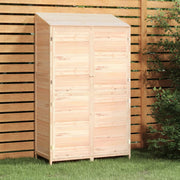 Tuinschuur 102x52x174,5 cm massief vurenhout wandmontage