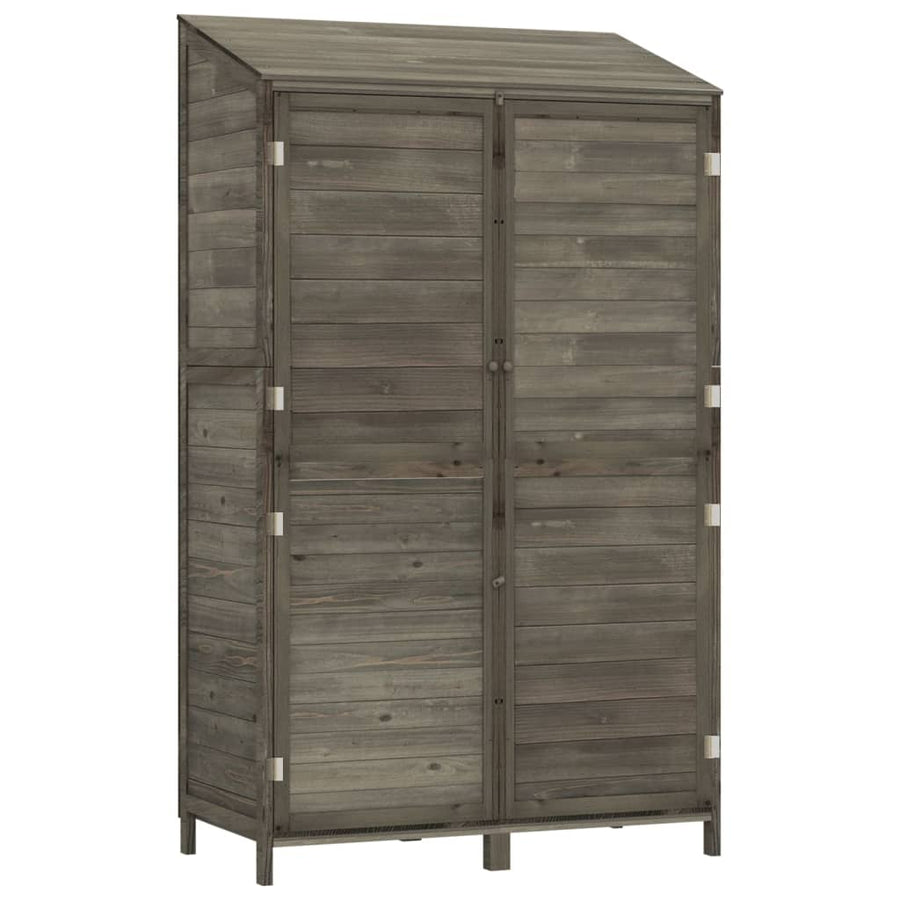 Tuinschuur 102X52X174,5 Cm Massief Vurenhout Kleurig 102 x 52 x 174.5 cm Antraciet