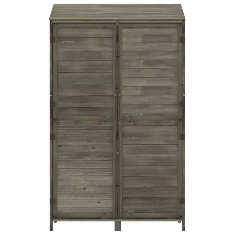 Tuinschuur 102X52X174,5 Cm Massief Vurenhout Kleurig 102 x 52 x 174.5 cm Antraciet