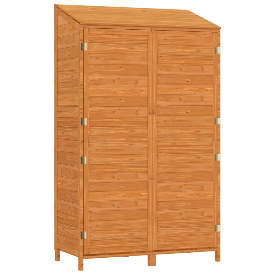 Tuinschuur 102X52X174,5 Cm Massief Vurenhout 102 x 52 x 174.5 cm Bruin