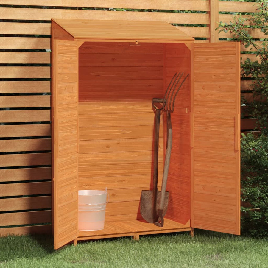 Tuinschuur 102X52X174,5 Cm Massief Vurenhout 102 x 52 x 174.5 cm Bruin