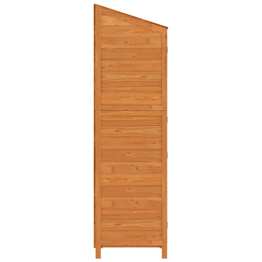 Tuinschuur 102X52X174,5 Cm Massief Vurenhout 102 x 52 x 174.5 cm Bruin