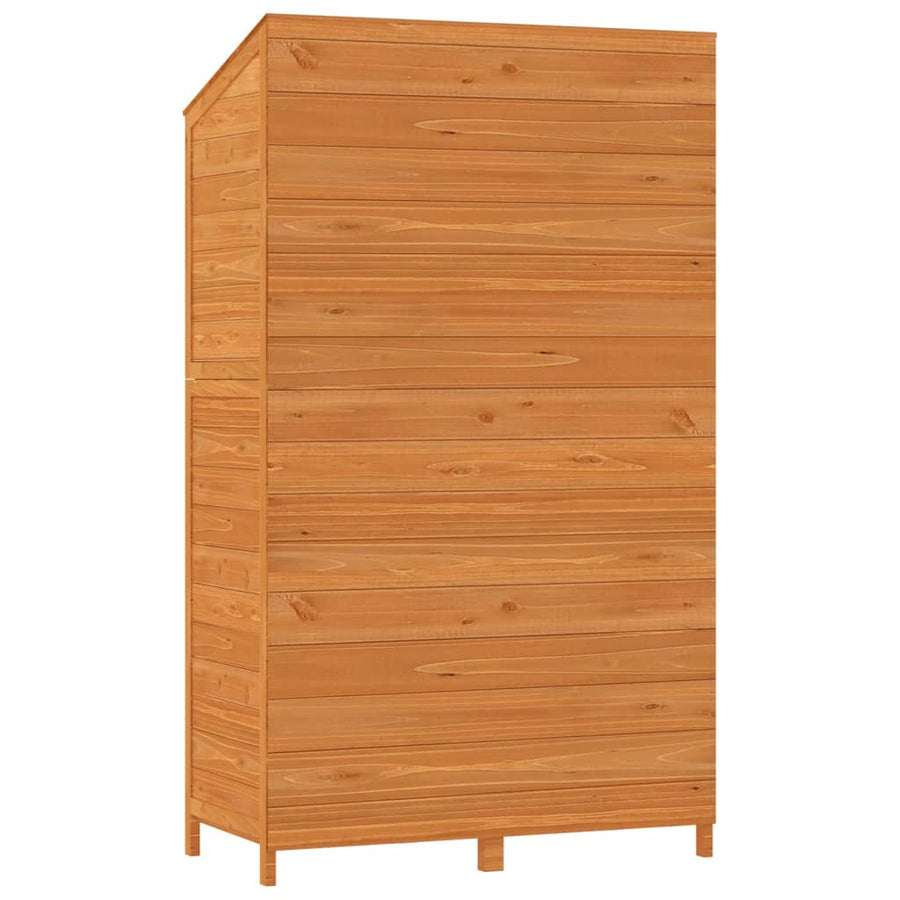 Tuinschuur 102X52X174,5 Cm Massief Vurenhout 102 x 52 x 174.5 cm Bruin