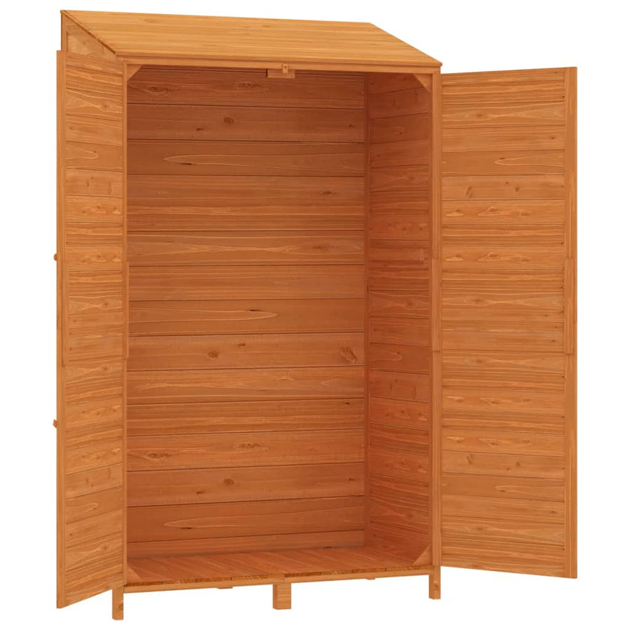 Tuinschuur 102X52X174,5 Cm Massief Vurenhout 102 x 52 x 174.5 cm Bruin