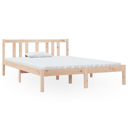 Bedframe Massief Hout 135X190 Cm Double