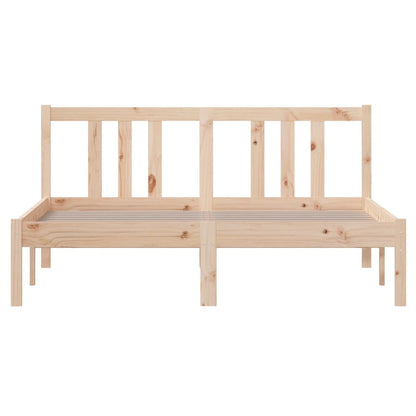 Bedframe Massief Hout 135X190 Cm Double