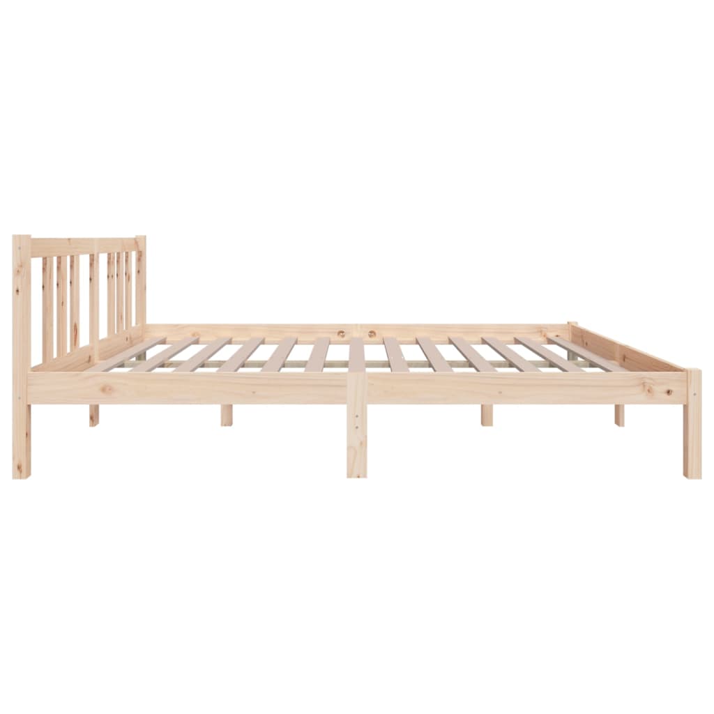 Bedframe Massief Hout 135X190 Cm Double