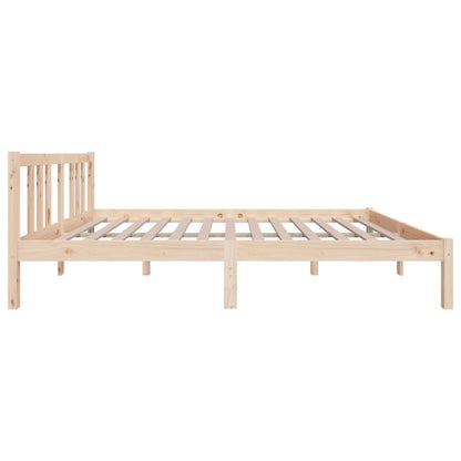 Bedframe Massief Hout 135X190 Cm Double