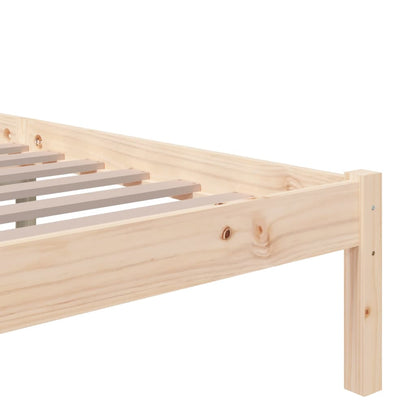 Bedframe Massief Hout 135X190 Cm Double
