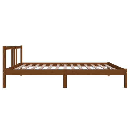 Bedframe Massief Hout Honingbruin 100X200 Cm