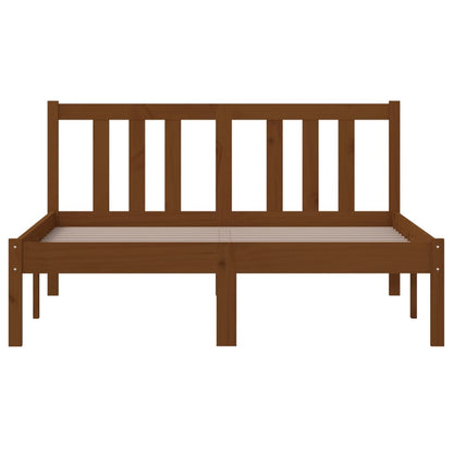 Bedframe Massief Hout Honingbruin 120X200 Cm