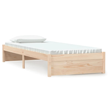Bedframe Massief Hout 75X190 Cm Small Single