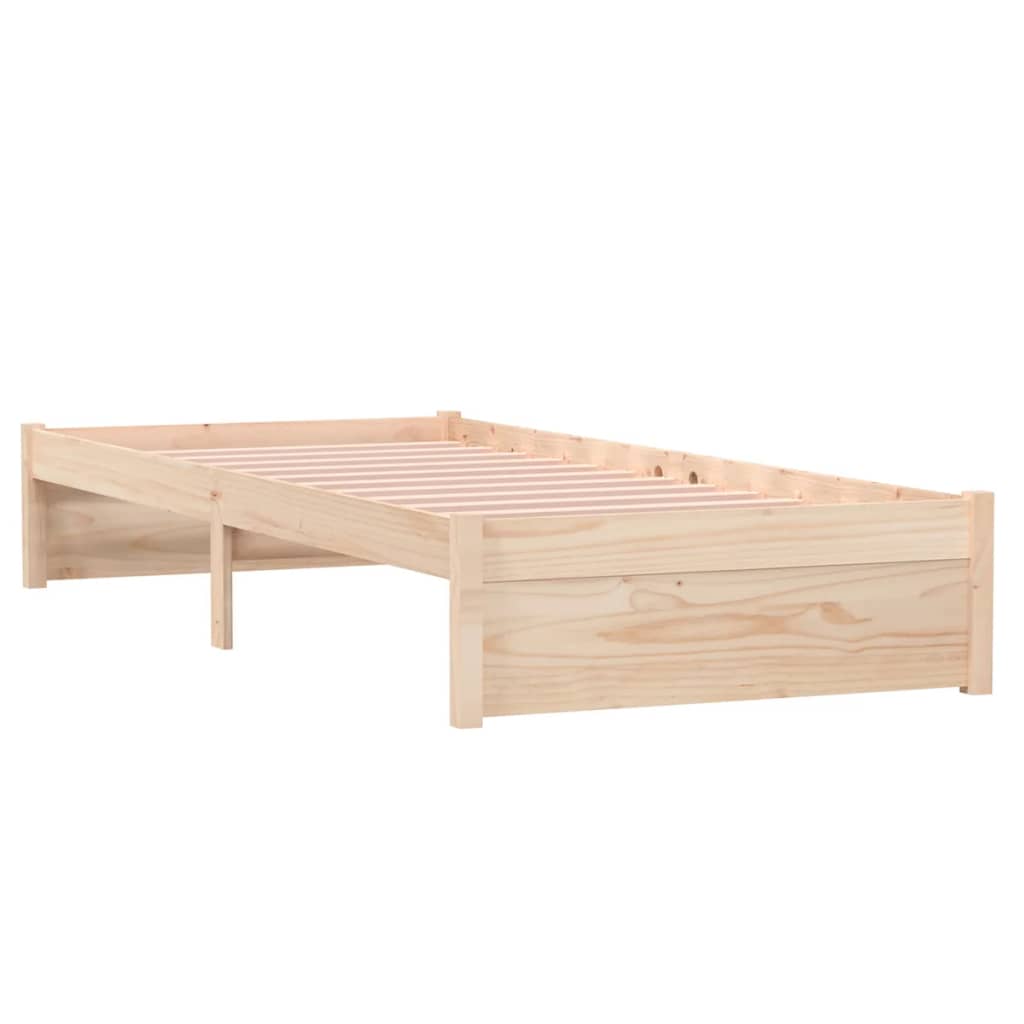 Bedframe Massief Hout 75X190 Cm Small Single