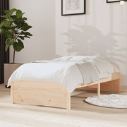 Solid wood bed frame 75x190 cm