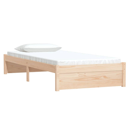 Bedframe Massief Hout 90X190 Cm Single