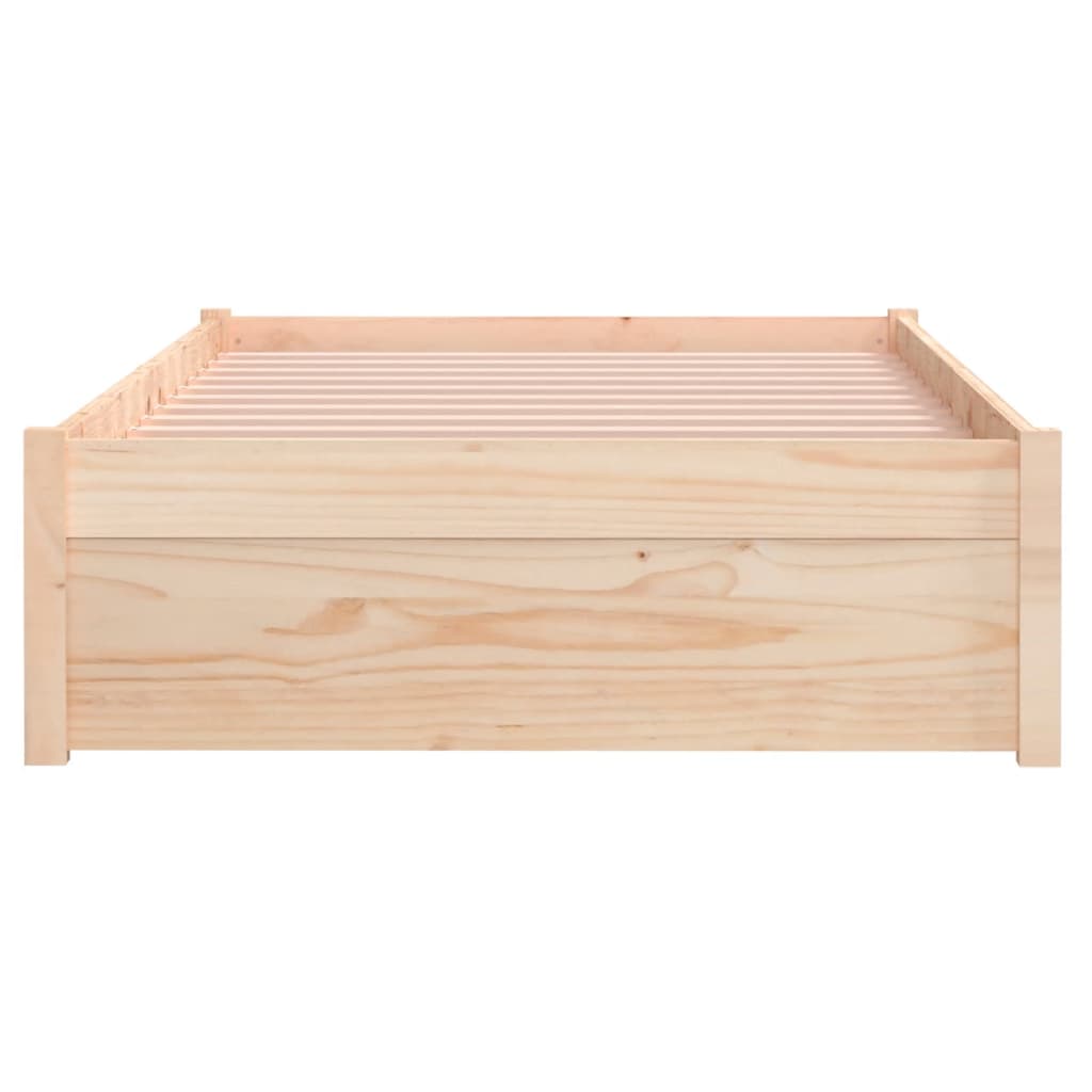 Bedframe Massief Hout 90X190 Cm Single