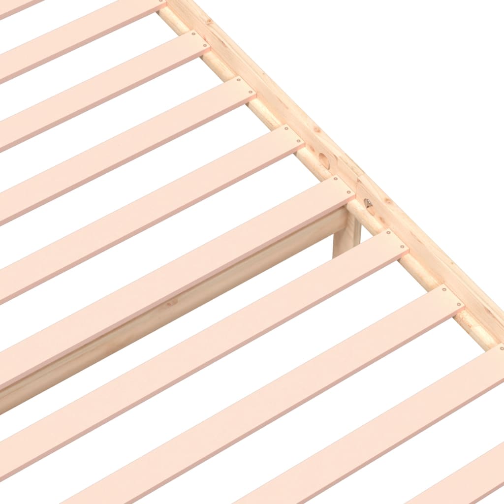 Bedframe Massief Hout 90X190 Cm Single