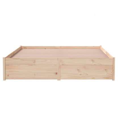 Bedframe Massief Hout 140X190 Cm