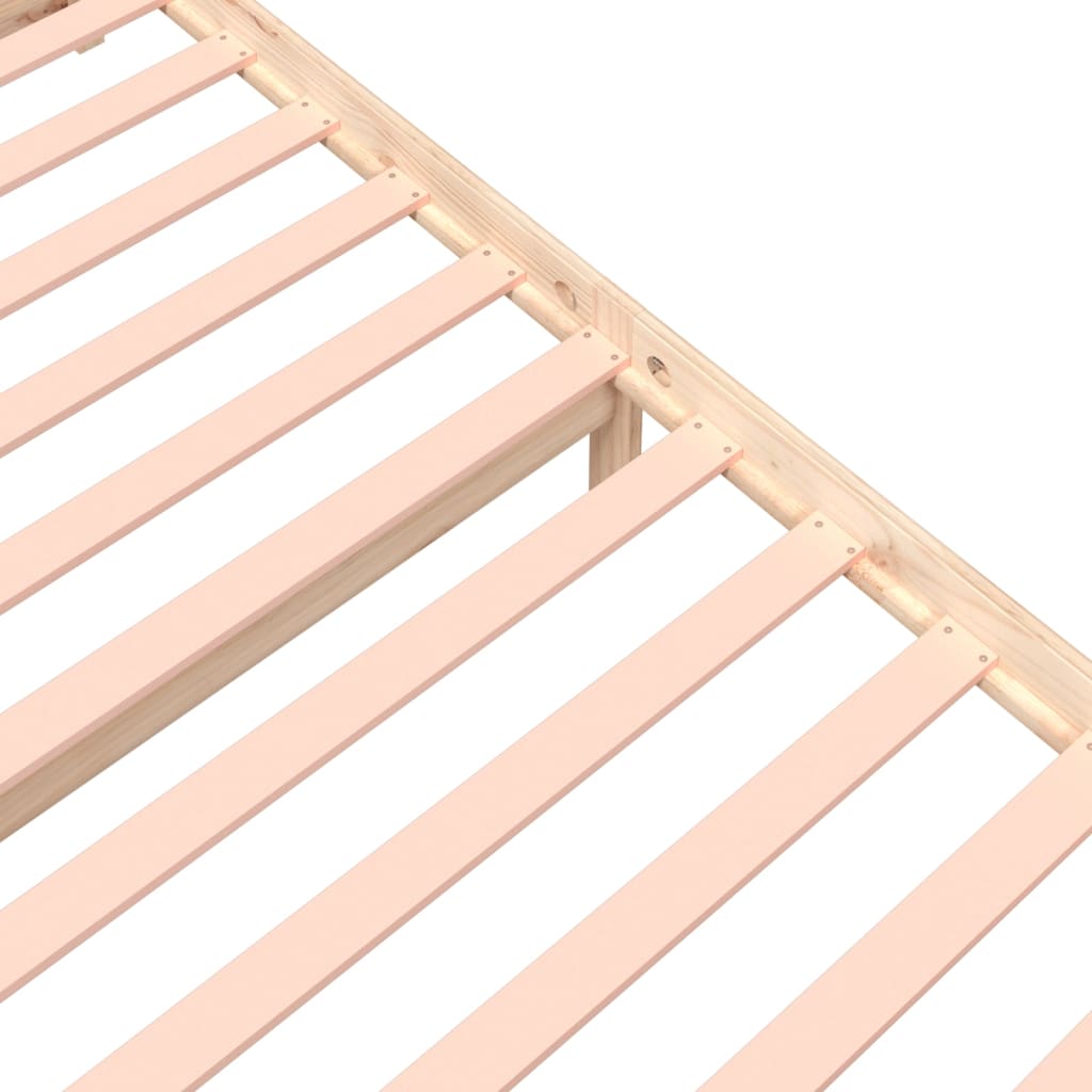 Bedframe Massief Hout 140X190 Cm