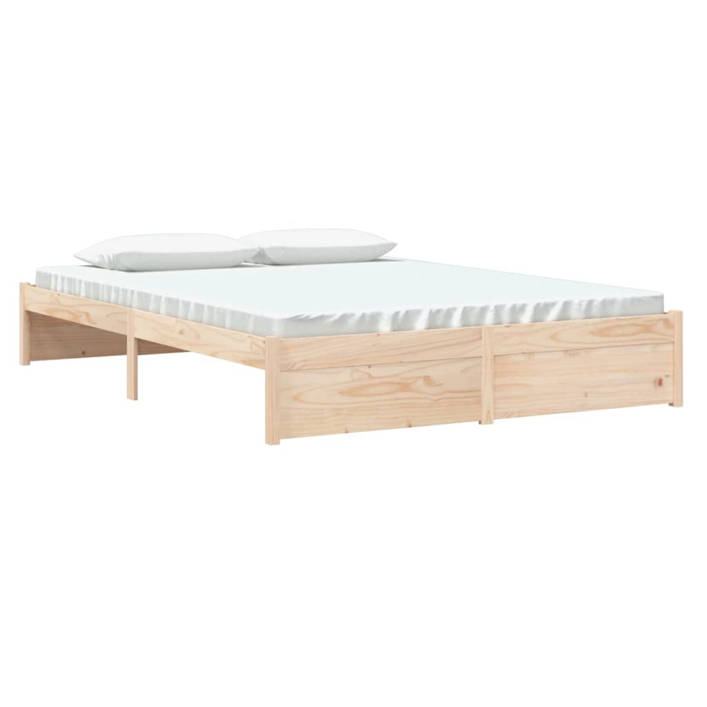 Bedframe Massief Hout 150X200 Cm King Size