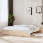 Bedframe massief grenenhout 200x200 cm