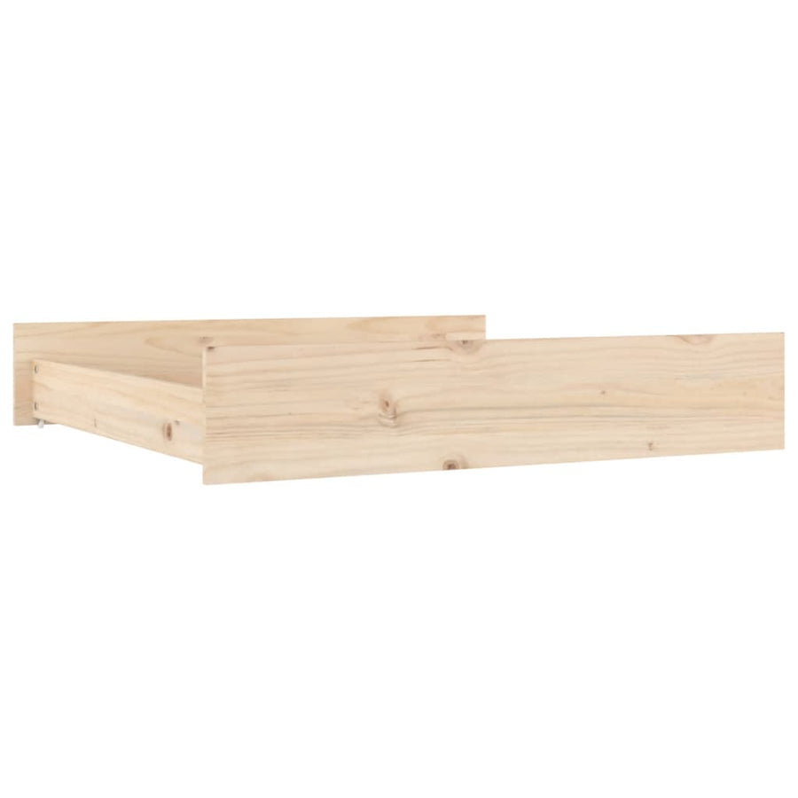 Bedlades 2 St Massief Grenenhout 90 x 78 x 18 cm Naturel