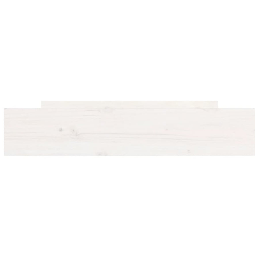Bedlades 2 St Massief Grenenhout 90 x 78 x 18 cm Wit