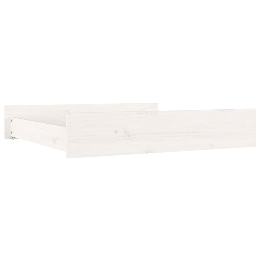 Bedlades 2 St Massief Grenenhout Wit