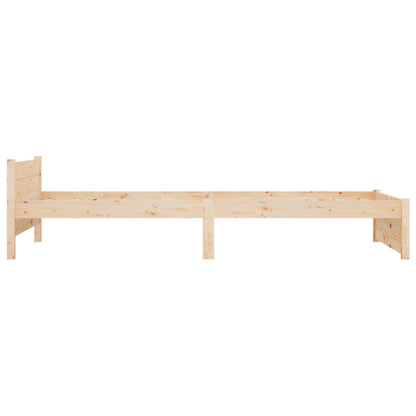 Bedframe Massief Hout 75X190 Cm Small Single