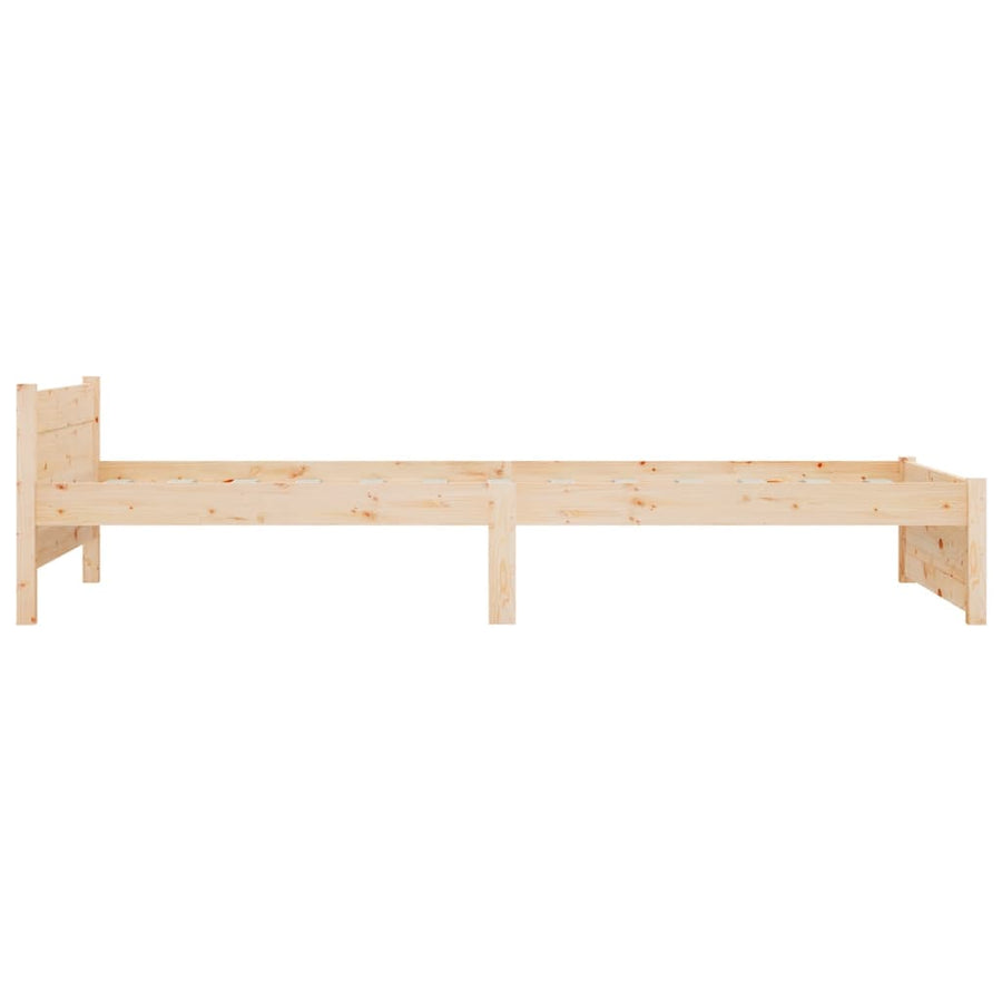 Bedframe Massief Hout 75X190 Cm Small Single