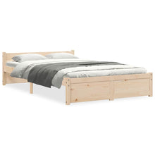 Bedframe massief hout 120x190 cm